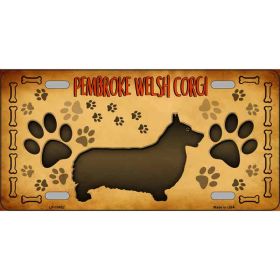 Corgi - Pembroke Breed Metal License Plate