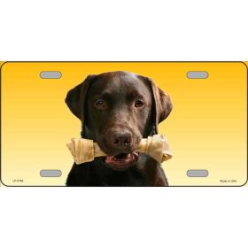 Labrador Retriever - Chocolate - Metal Breed License Plate