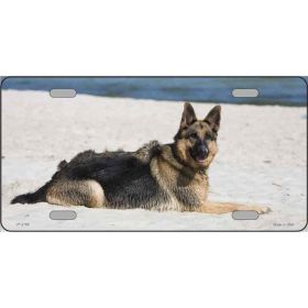 German Shepherd Metal Breed License Plate