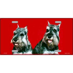 Schnauzer Metal Breed License Plate