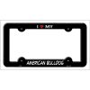 American Bulldog Breed Metal License Plate Frame