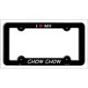 Chow Chow Breed Metal License Plate Frame