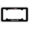 Collie Breed Metal License Plate Frame