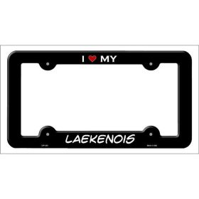 Belgian Laekenois Breed Metal License Plate Frame