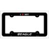 Beagle Breed Metal License Plate Frame