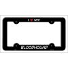 Bloodhound Breed Metal License Plate Frame