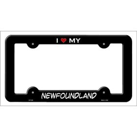 Newfoundland Breed Metal License Plate Frame