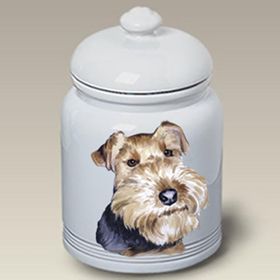 Airedale - Best of Breed Ceramic Treat Jars