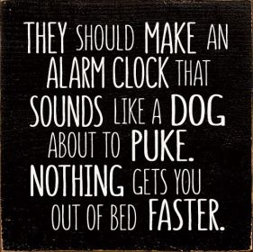 They should make an alarm clock