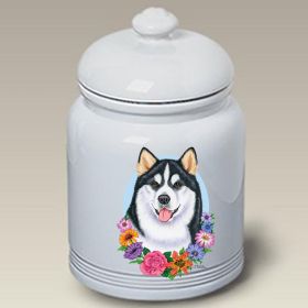 Alaskan Malamute - Best of Breed TP Ceramic Treat Jar