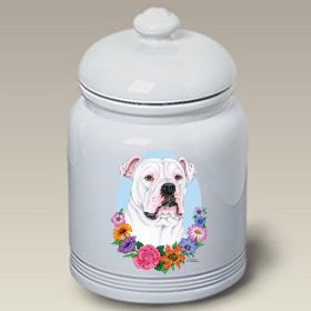 American Bulldog - Best of Breed TP Ceramic Treat Jar