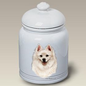 American Eskimo - Best of Breed Ceramic Treat Jar