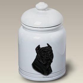 American Pit Bull - Black - Best of Breed Ceramic Treat Jar