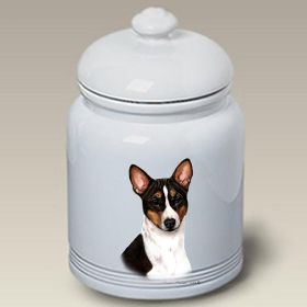 Basenji - Tri - Best of Breed Ceramic Treat Jar