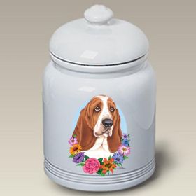 Basset Hound - Best of Breed TP Ceramic Treat Jar