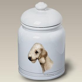 Bedlington Terrier - Sandy - Best of Breed Ceramic Treat Jar