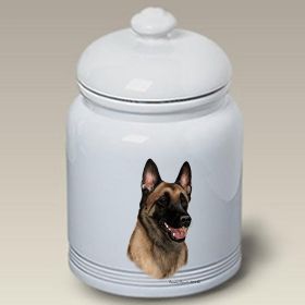 Belgian Malinois - Best of Breed Ceramic Treat Jar