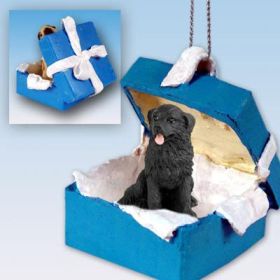 Newfoundland - Blue Gift Box Ornament