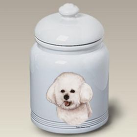 Bichon Frise - Best of Breed Ceramic Treat Jar