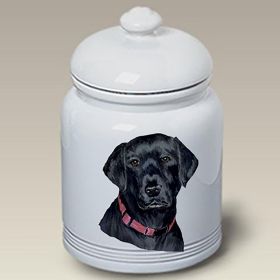 Labrador Retriever - Black - Best of Breed Ceramic Treat Jars