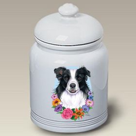 Border Collie - Best of Breed TP Ceramic Treat Jar