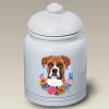 Boxer - Fawn - Uncropped - Best of Breed Ceramic Treat Jar