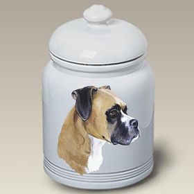 Boxer - Fawn - Best of Breed Ceramic Treat Jars