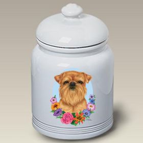 Brussels Griffon - Best of Breed Ceramic Treat Jar