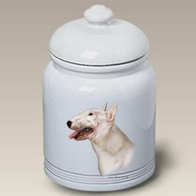 Bull Terrier - White - Best of Breed Ceramic Treat Jar