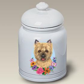 Cairn Terrier - Wheaten - Best of Breed TP Ceramic Treat Jar