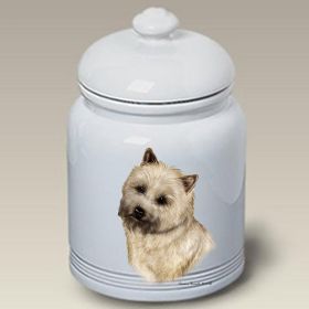 Cairn Terrier - Wheat - Best of Breed Ceramic Treat Jar