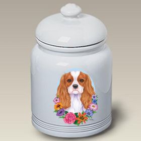 Cavalier King Charles - Blenheim - Best of Breed TP Ceramic Treat Jar