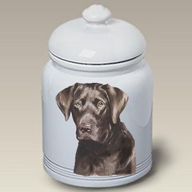 Labrador Retriever - Chocolate - Best of Breed Ceramic Treat Jars