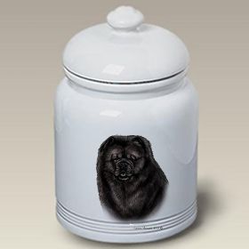 Chow Chow - Black - Best of Breed Ceramic Treat Jar