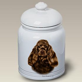 Cocker Spaniel - Chocolate - Best of Breed Ceramic Treat Jar