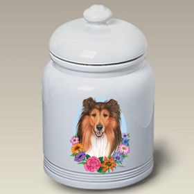 Collie - Best of Breed TP Ceramic Treat Jar