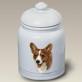 Corgi - Cardigan Red and White - Best of Breed Ceramic Treat Jar