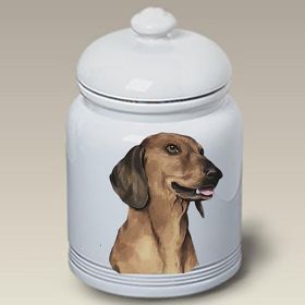 Dachshund - Red - Best of Breed Ceramic Treat Jars