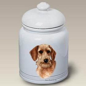 Dachshund - Wheaten - Wirehaired - Best of Breed Ceramic Treat Jar