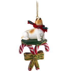 Petit Basset Griffon Vendeen - Candy Cane Ornament