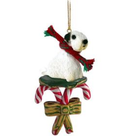 Sealyham Terrier - Candy Cane Ornament