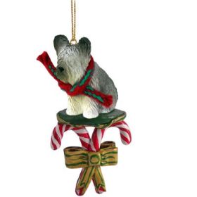 Skye Terrier - Candy Cane Ornament