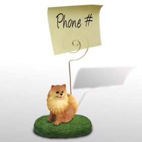 Pomeranian - Red - Memo Holder