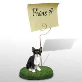 Chihuahua - Black and White - Memo Holder