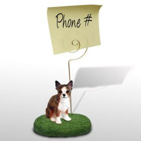 Chihuahua - Brindle and White - Memo Holder