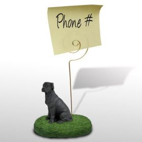 Great Dane - Black - Uncropped - Memo Holder