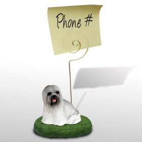 Lhasa Apso - Gray - Memo Holder