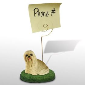 Lhasa Apso - Blonde - Memo Holder