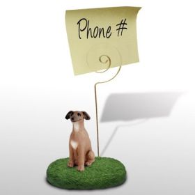 Italian Greyhound - Memo Holder