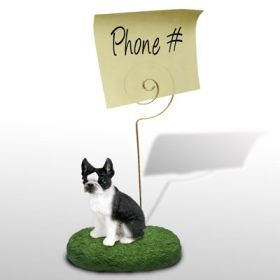 Boston Terrier - Memo Holder